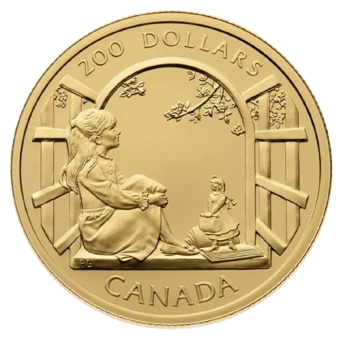 エルジー　赤口ゴールド　#200 90g 開封済 $200 Anne of Green Gables 22k Gold Coin 1994