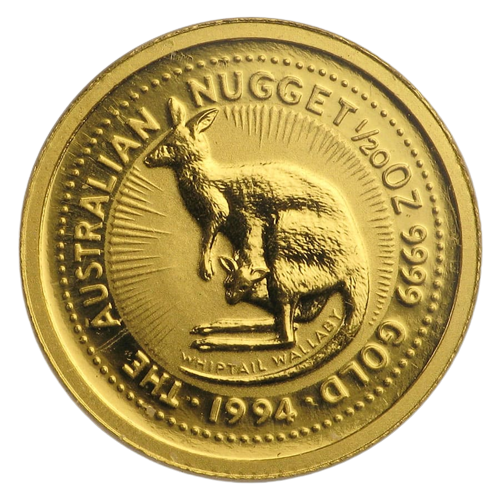 1/20 oz $5 Australian Nugget Gold Coin 1994 | MintedMarket