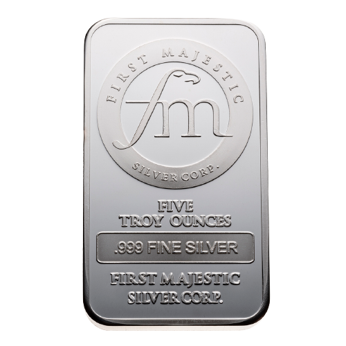 5 oz First Majestic Silver Bar