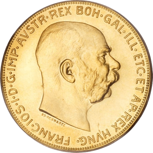 100 Corona Austrian Gold Coin 1915 MintedMarket