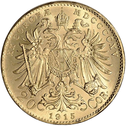 20 Corona Austrian Gold Coin 1915 | MintedMarket