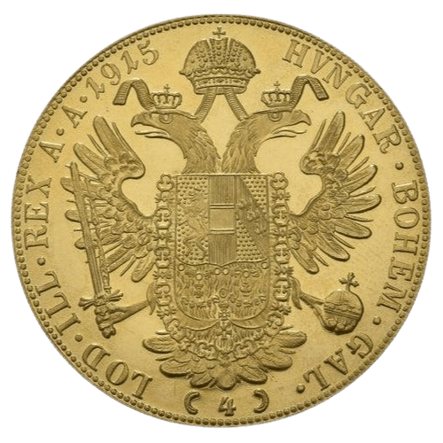 4 Ducat Austrian Gold Coin 1915