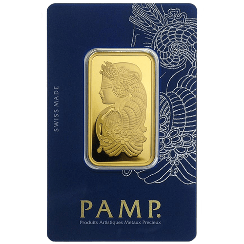 1 oz PAMP Suisse Lady Fortuna Gold Bar