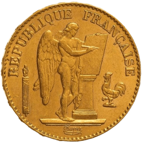 20 Francs Guardian Angel Gold Coin 1897 MintedMarket