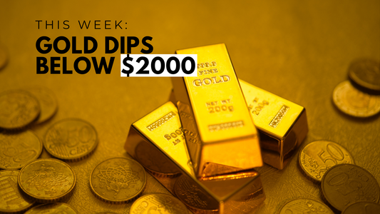 Gold dips below $2000