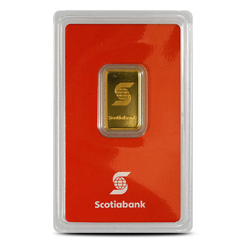 1/4 oz Scotiabank Gold Bar