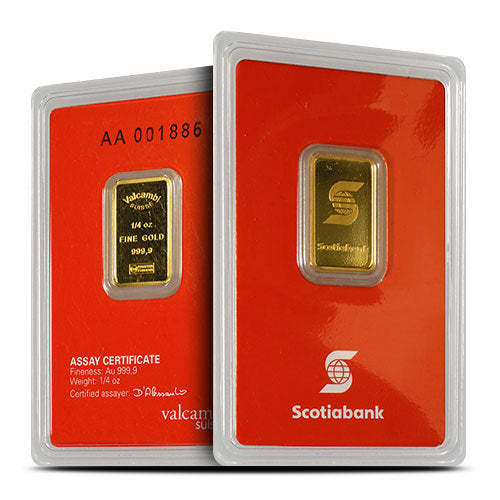 1/4 oz Scotiabank Gold Bar