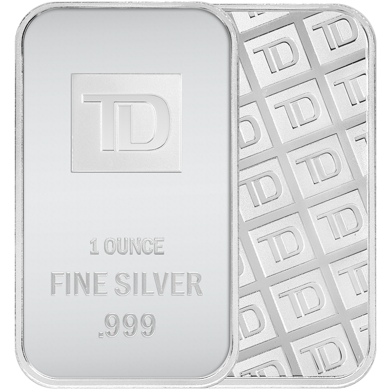 1 oz TD Silver Bar - MintedMarket