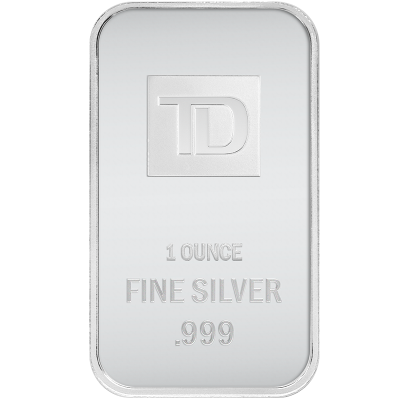 1 oz TD Silver Bar - MintedMarket