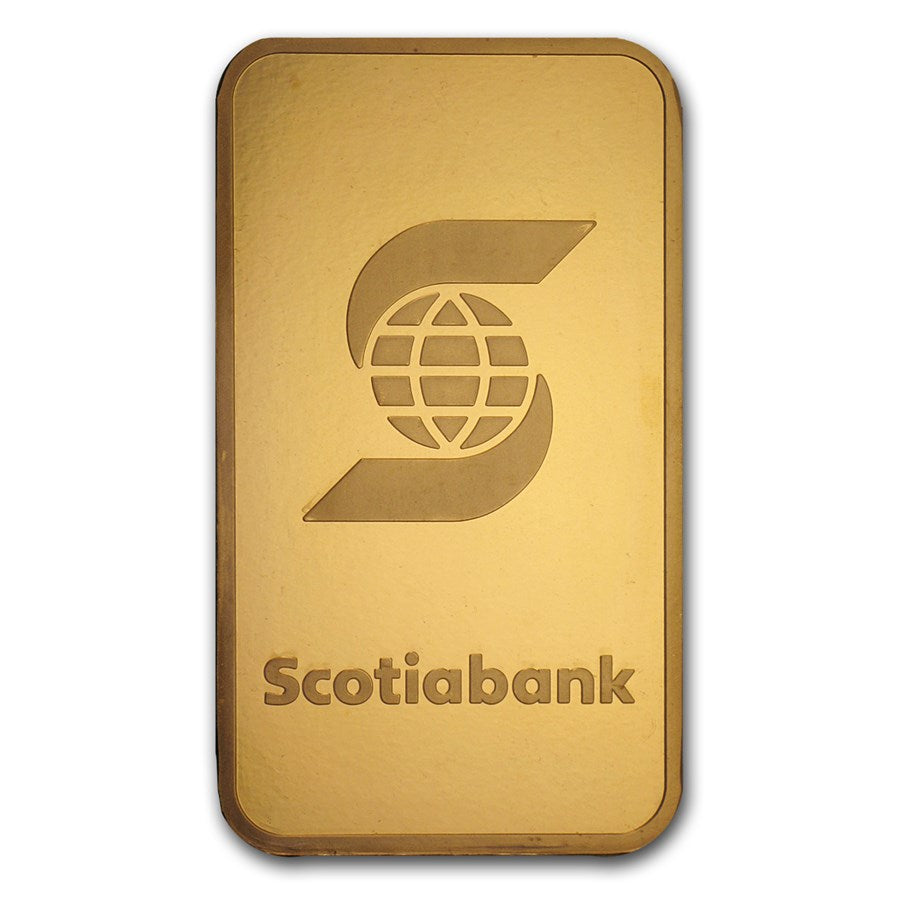 10 oz Scotiabank Gold Bar - MintedMarket