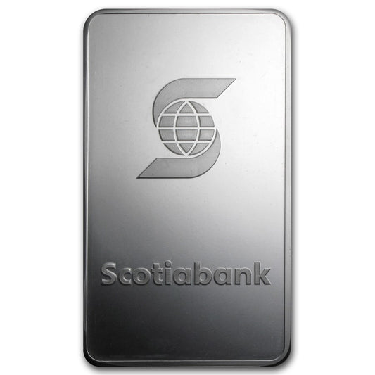 10 oz Scotiabank Silver Bar - MintedMarket