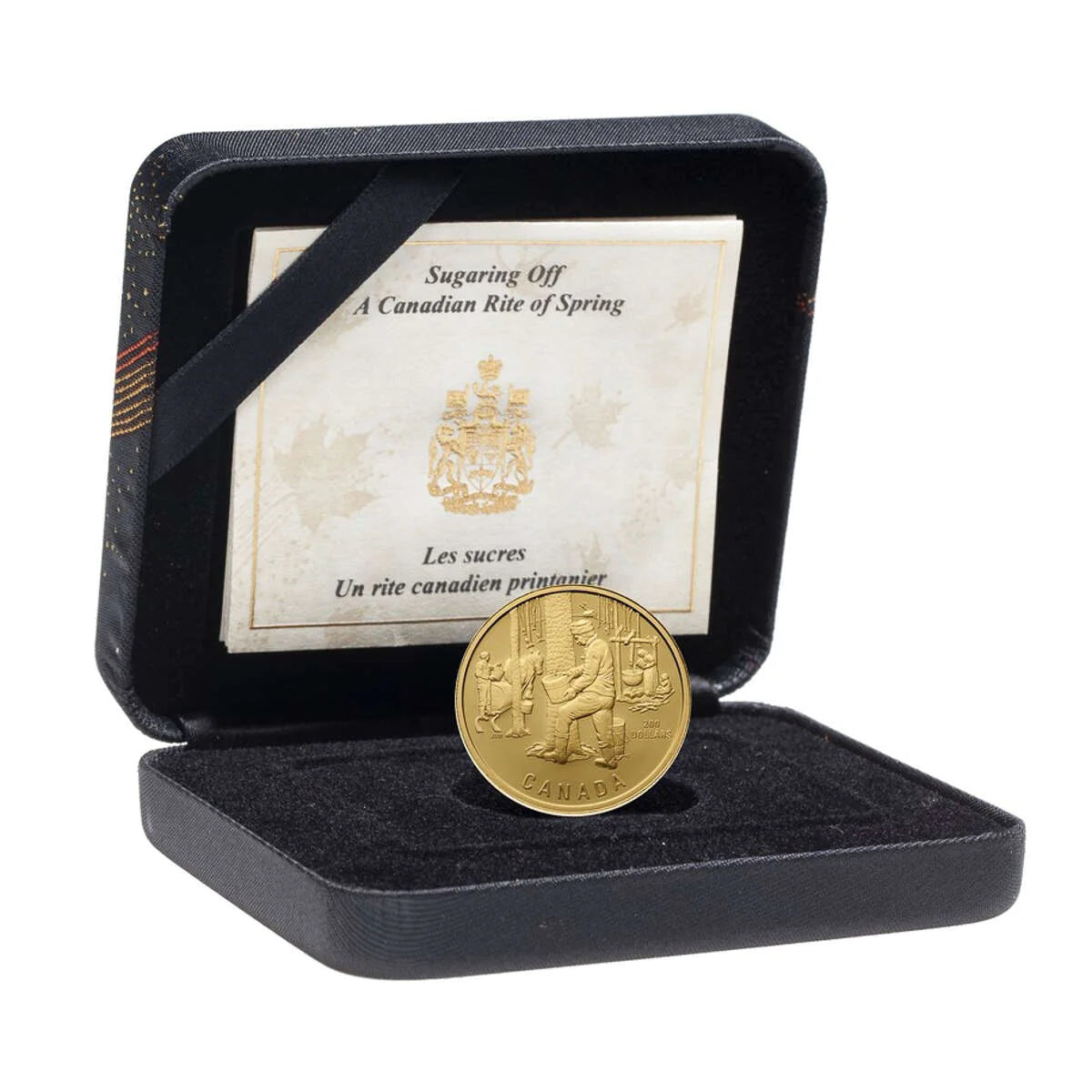 $200 The Sugar Bush 22k Gold Coin 1995 with Box and Certificate - MintedMarket