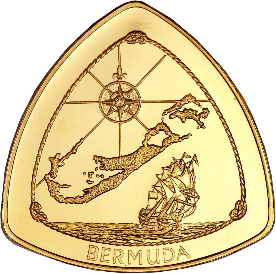 $30 Bermuda Triangle Gold Coin 1996 - MintedMarket