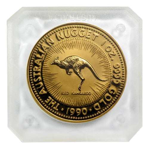 1 oz $100 Australian Nugget Gold Coin Random Year in Slab - MintedMarket