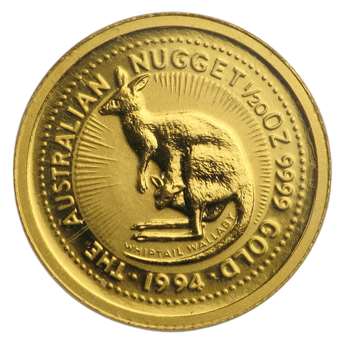 1/20 oz $15 Australian Nugget Gold Coin 1994 - MintedMarket