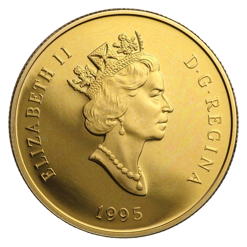 $100 275th Anniversary of the Founding of Louisbourg 14k Gold Coin 1995 - MintedMarket