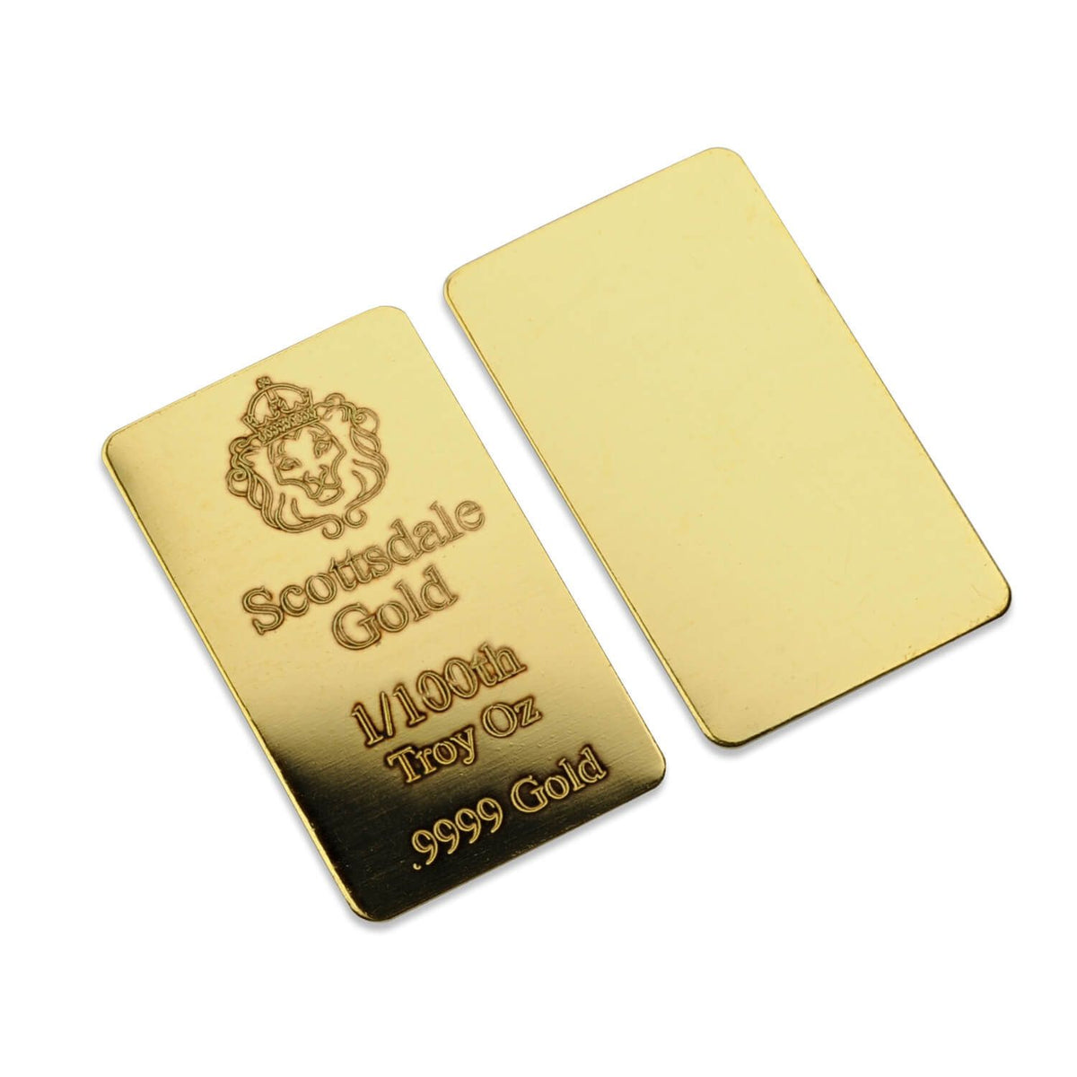 1/100th oz Scottsdale Mint Gold Bar
