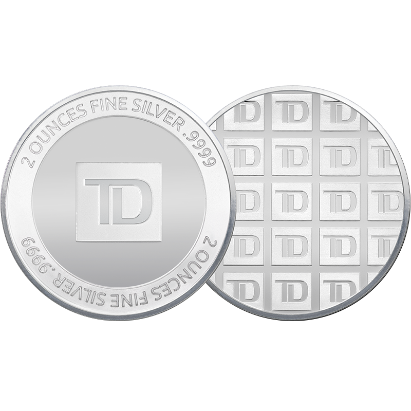 2 oz TD Silver Coin - MintedMarket