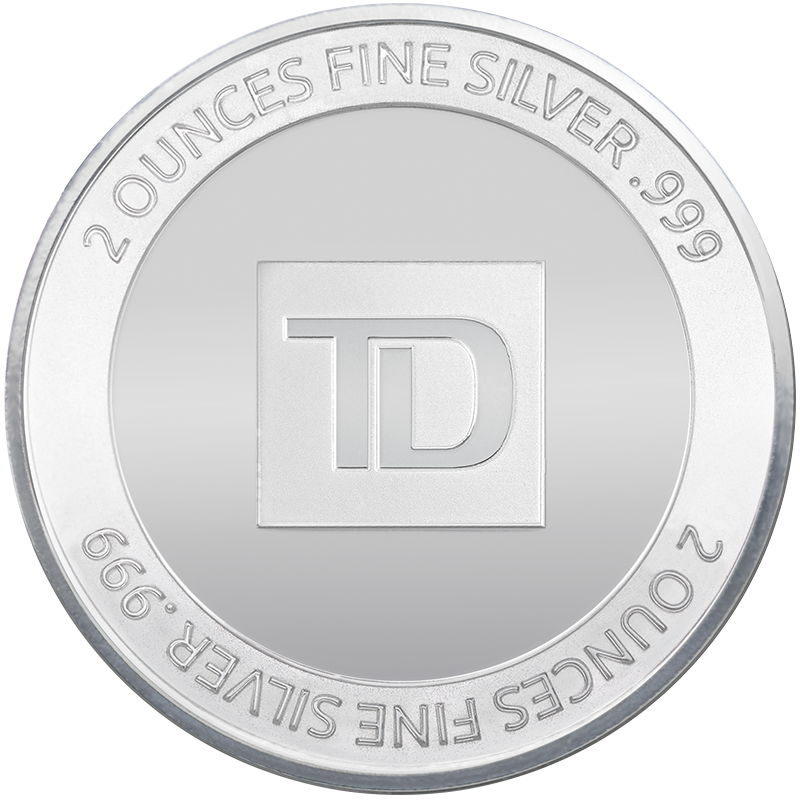 2 oz TD Silver Coin - MintedMarket