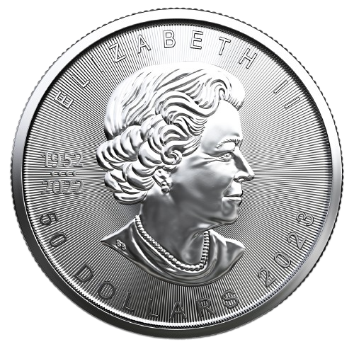 1 oz Canadian Maple Leaf Platinum Coin 2023 - MintedMarket