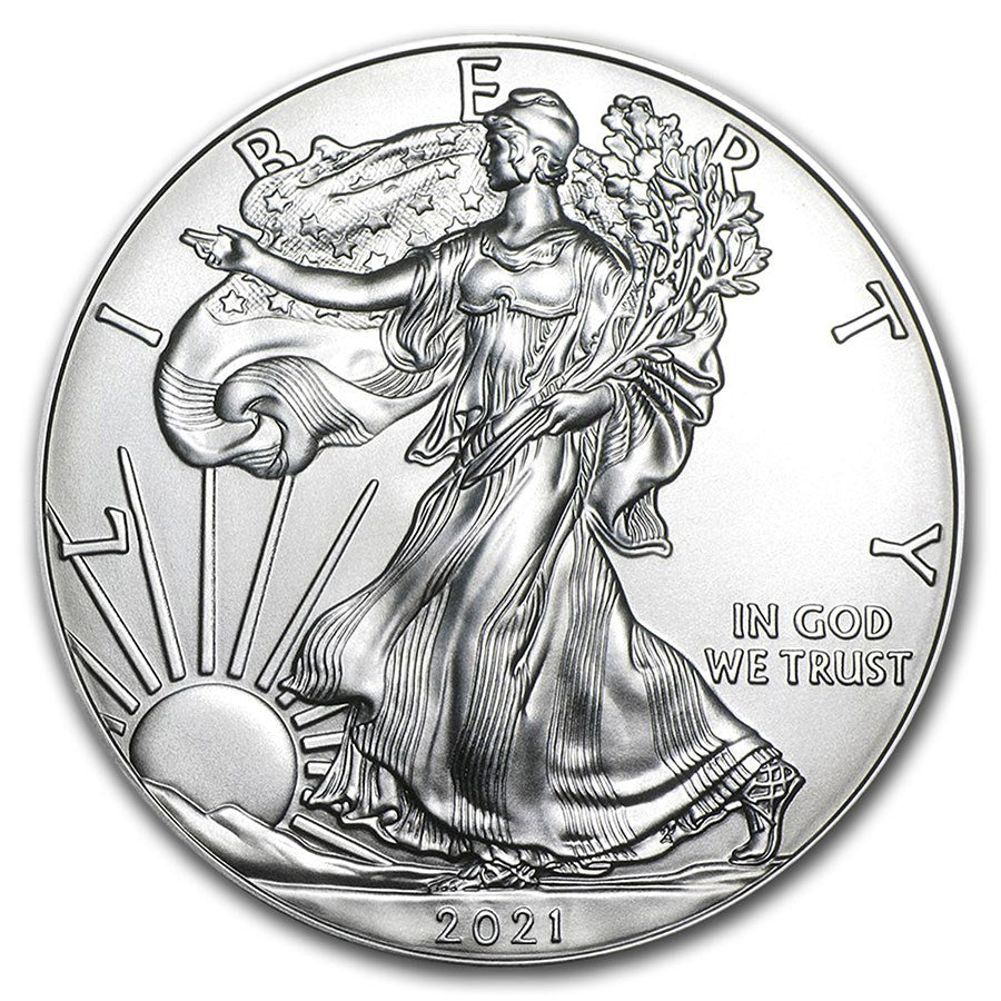 1 oz American Eagle Silver Coin 2021 - MintedMarket