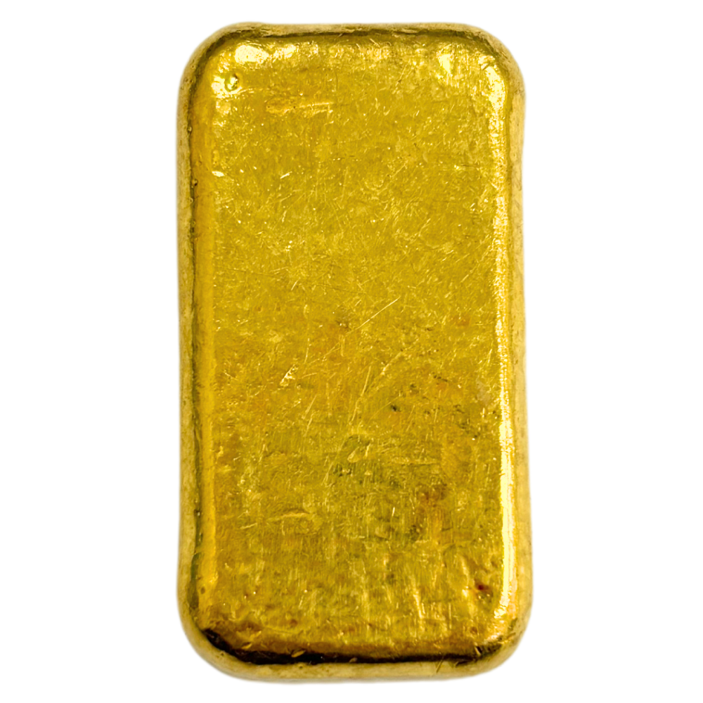 5 oz Johnson Matthey Vintage Gold Bar - MintedMarket