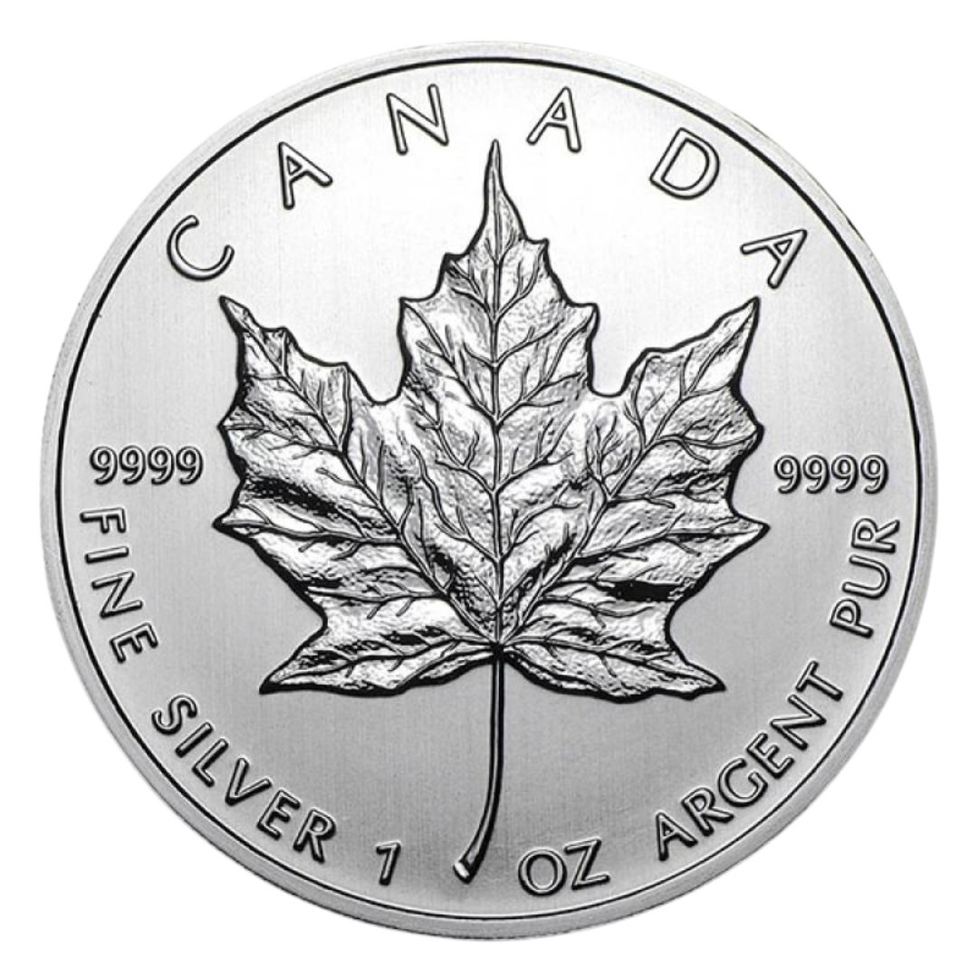 1 oz Canadian Maple Leaf Silver Coin Random Year with Original Seal - MintedMarket