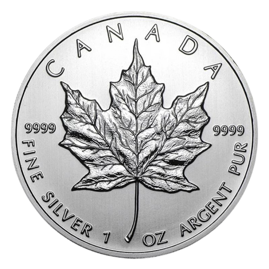 1 oz Canadian Maple Leaf Silver Coin Random Year with Original Seal - MintedMarket