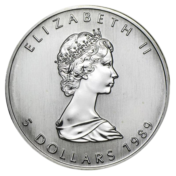 1 oz Canadian Maple Leaf Silver Coin Random Year