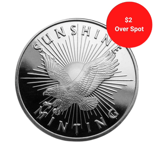 1 oz Sunshine Minting Silver Round