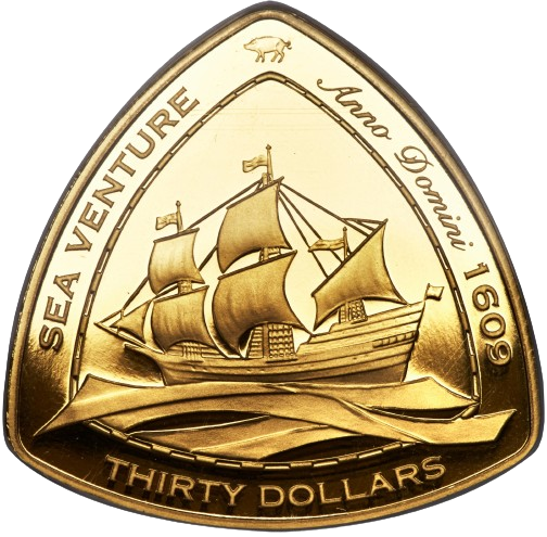 $30 Bermuda Sea Venture 1 oz Gold Coin 2006 - MintedMarket