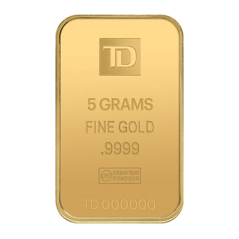 5 gram TD Gold Bar