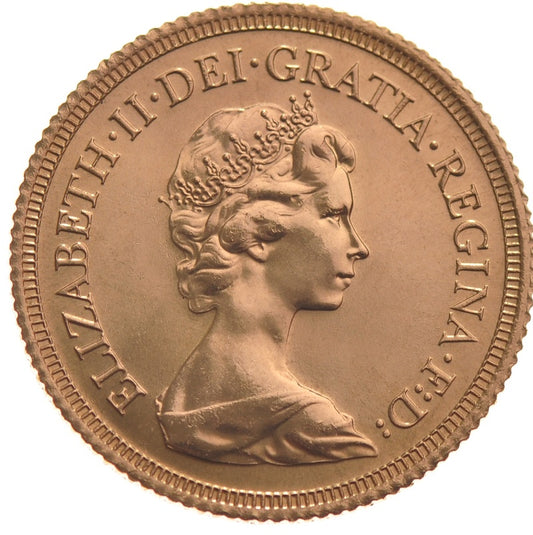 Gold Sovereign Elizabeth II Decimal Portrait 1981 - MintedMarket