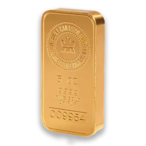 5 oz Royal Canadian Mint Gold Bar - MintedMarket