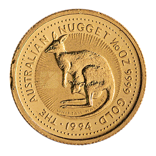 1/10 oz $15 Australian Nugget Gold Coin 1994 - MintedMarket