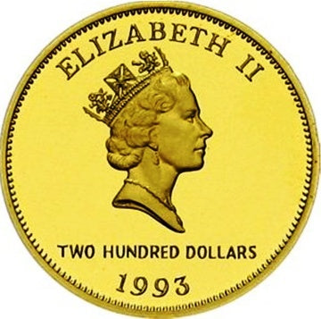 $200 Bermuda Bi-Centenary Gold Coin 1993 - MintedMarket