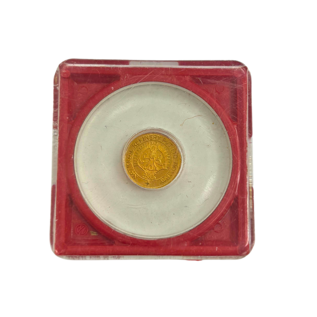 2 gram National Refinery PVT Ltd. Bombay Gold Coin - MintedMarket