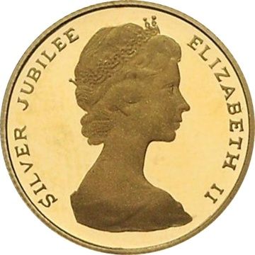 $50 Silver Jubilee Bermuda Gold Coin 1977 - MintedMarket