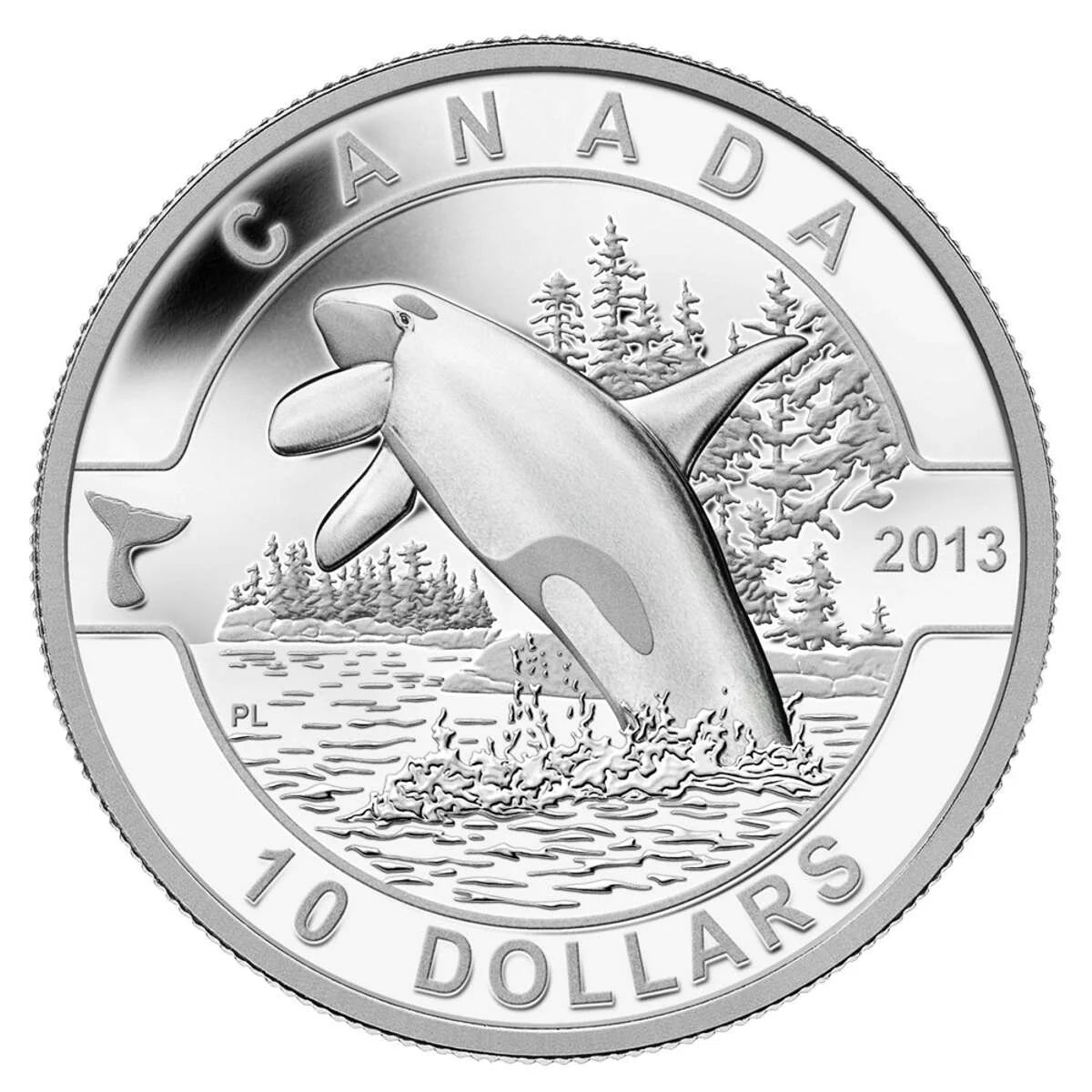 $10 O Canada: The Orca Silver Coin 2013