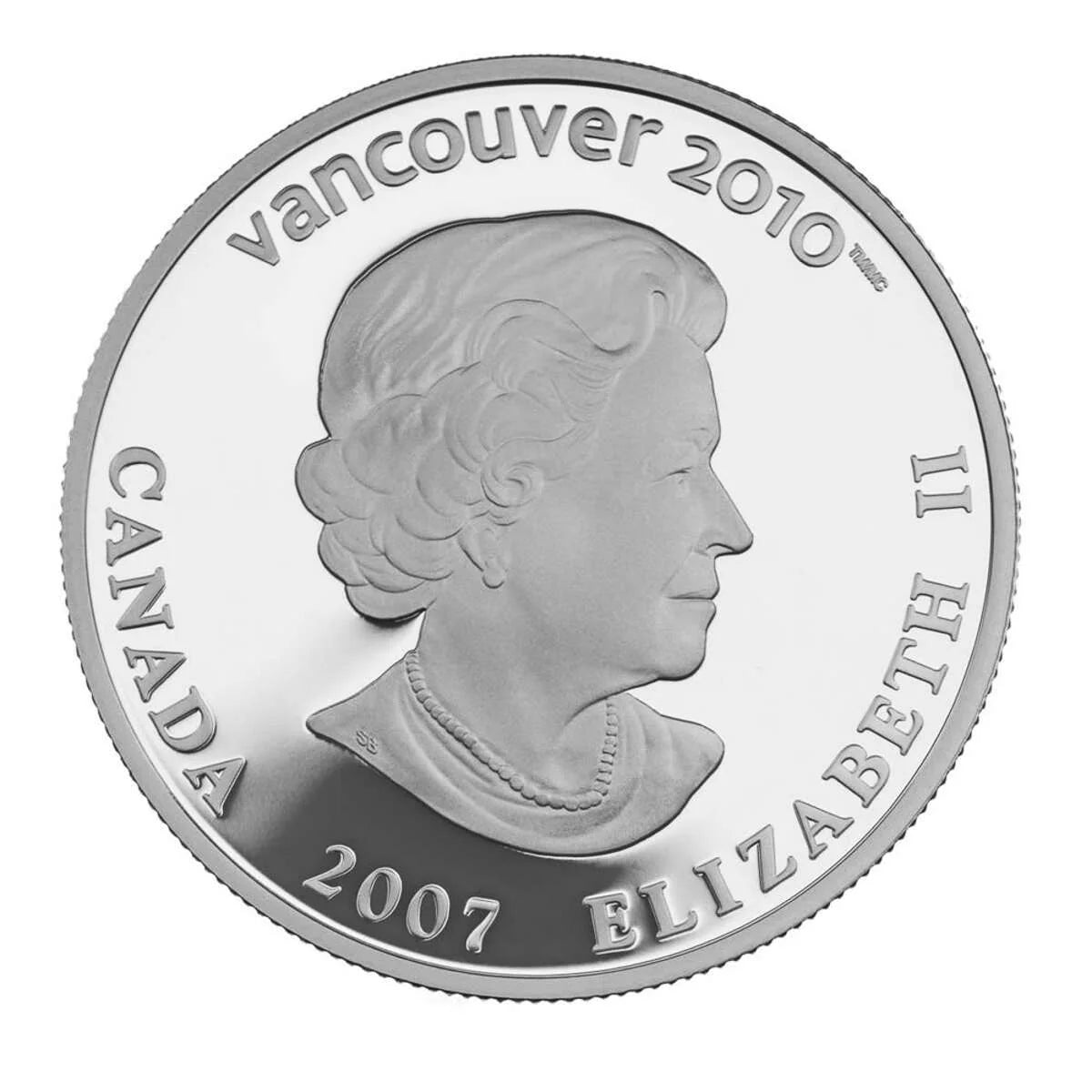 $25 Vancouver 2010 Olympic Winter Games Biathlon Silver Coin 2007 - MintedMarket