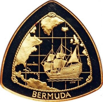 $60 Bermuda Triangle Gold Coin 1998 - MintedMarket