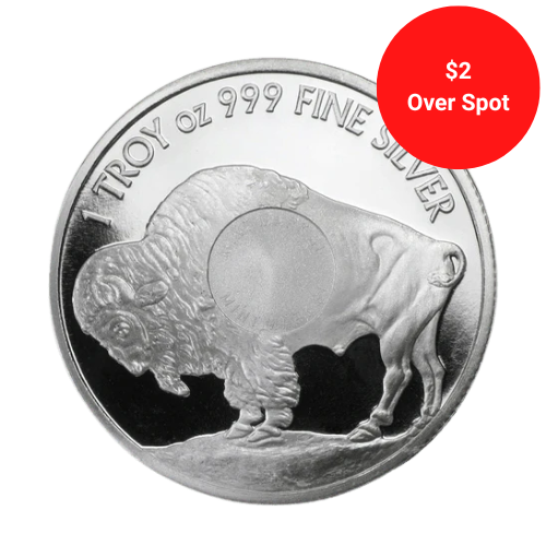 1 oz Sunshine Minting Buffalo Silver Round