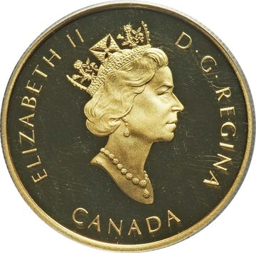$100 Leduc Oil 14k Gold Coin 2002 - MintedMarket
