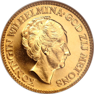 10 Gulden Gold Coin 1925