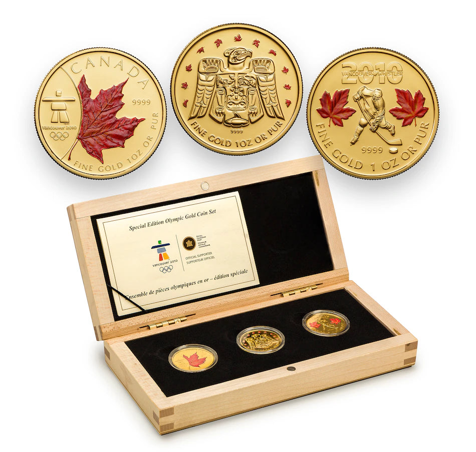 Olympic Medals Moments Special Edition Gold Coin Set 2010 - MintedMarket