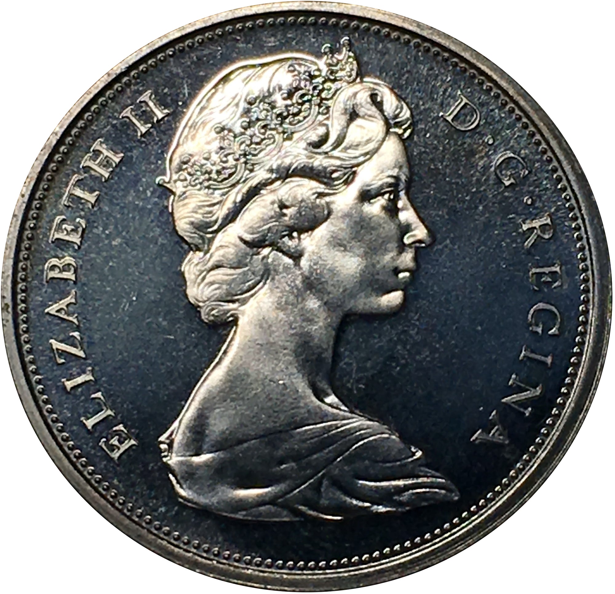 50 cents Canadian Half Dollar Elizabeth II 2nd Portrait 1953-2022 - MintedMarket