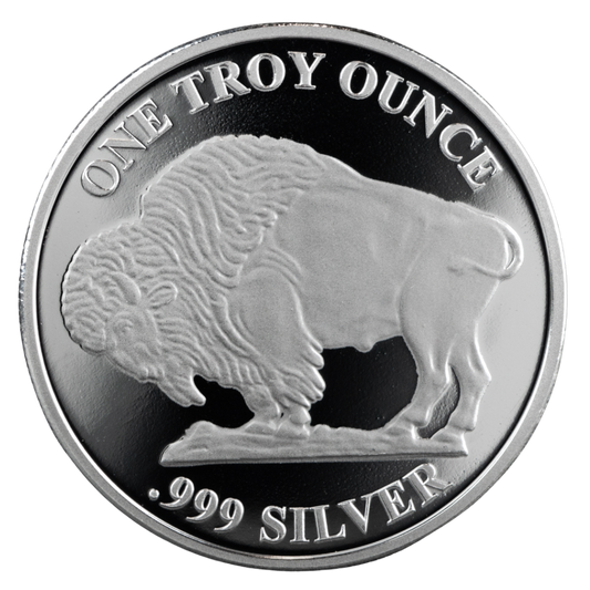 1 oz Asahi Buffalo Silver Round