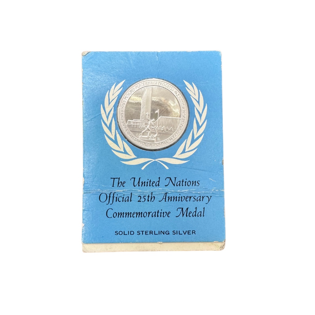 The United Nations 25th Anniversary Commemorative Medal - MintedMarket