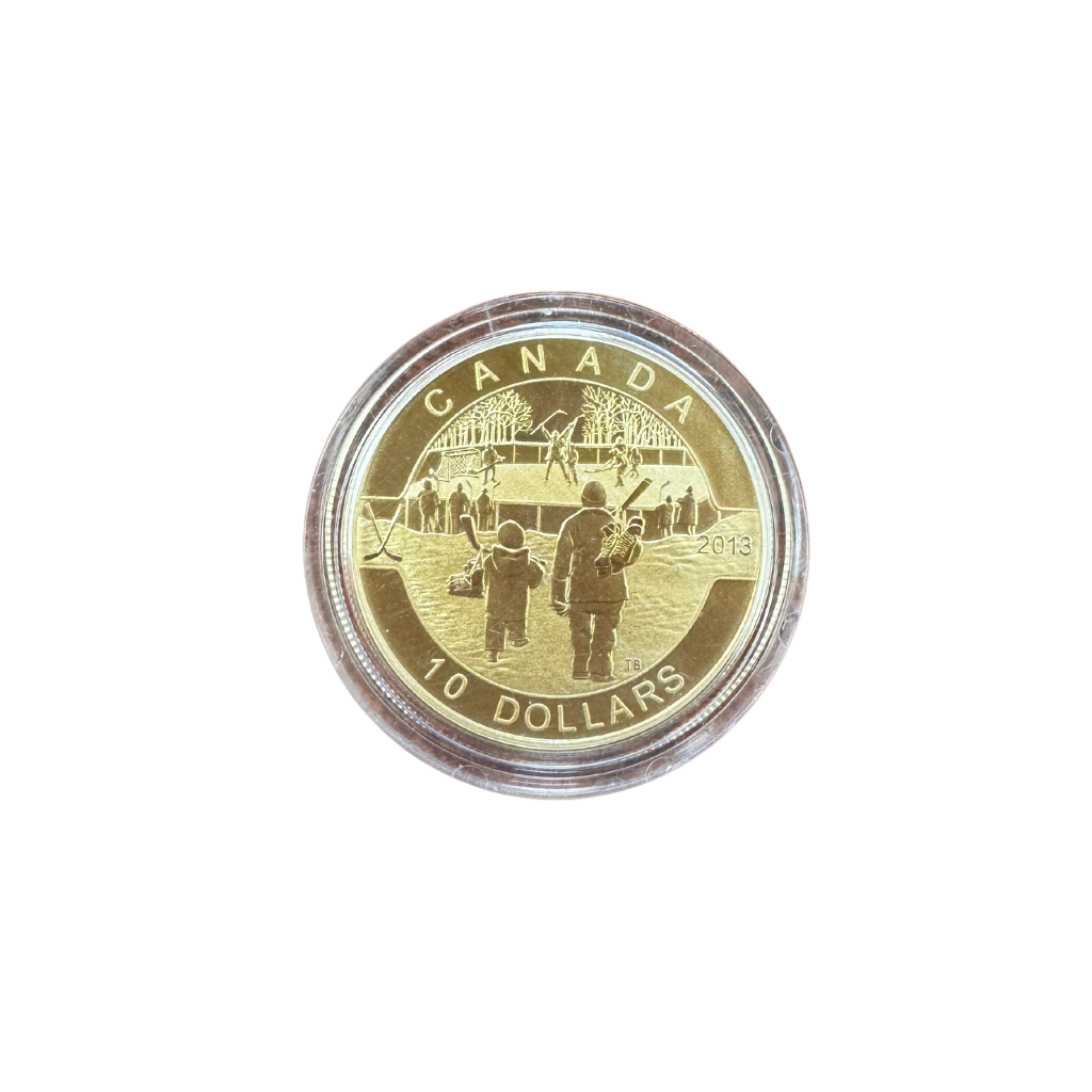 $10 O Canada: Hockey Silver Coin 2013