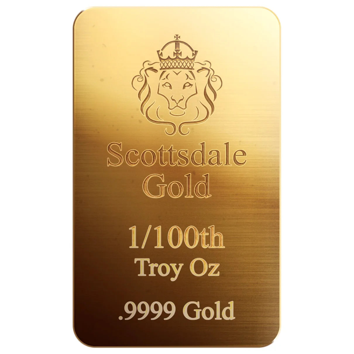 1/100th oz Scottsdale Mint Gold Bar - MintedMarket